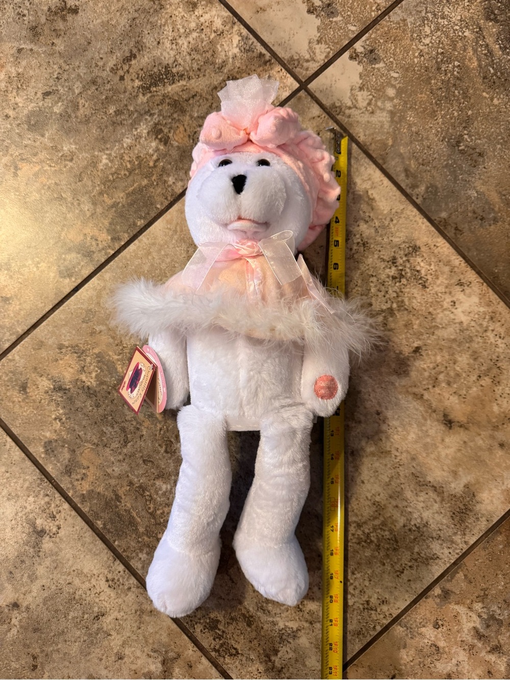 NWT Chantilly Lane "Hope" Animated Musical Bear, which sings "I Hope You Dance